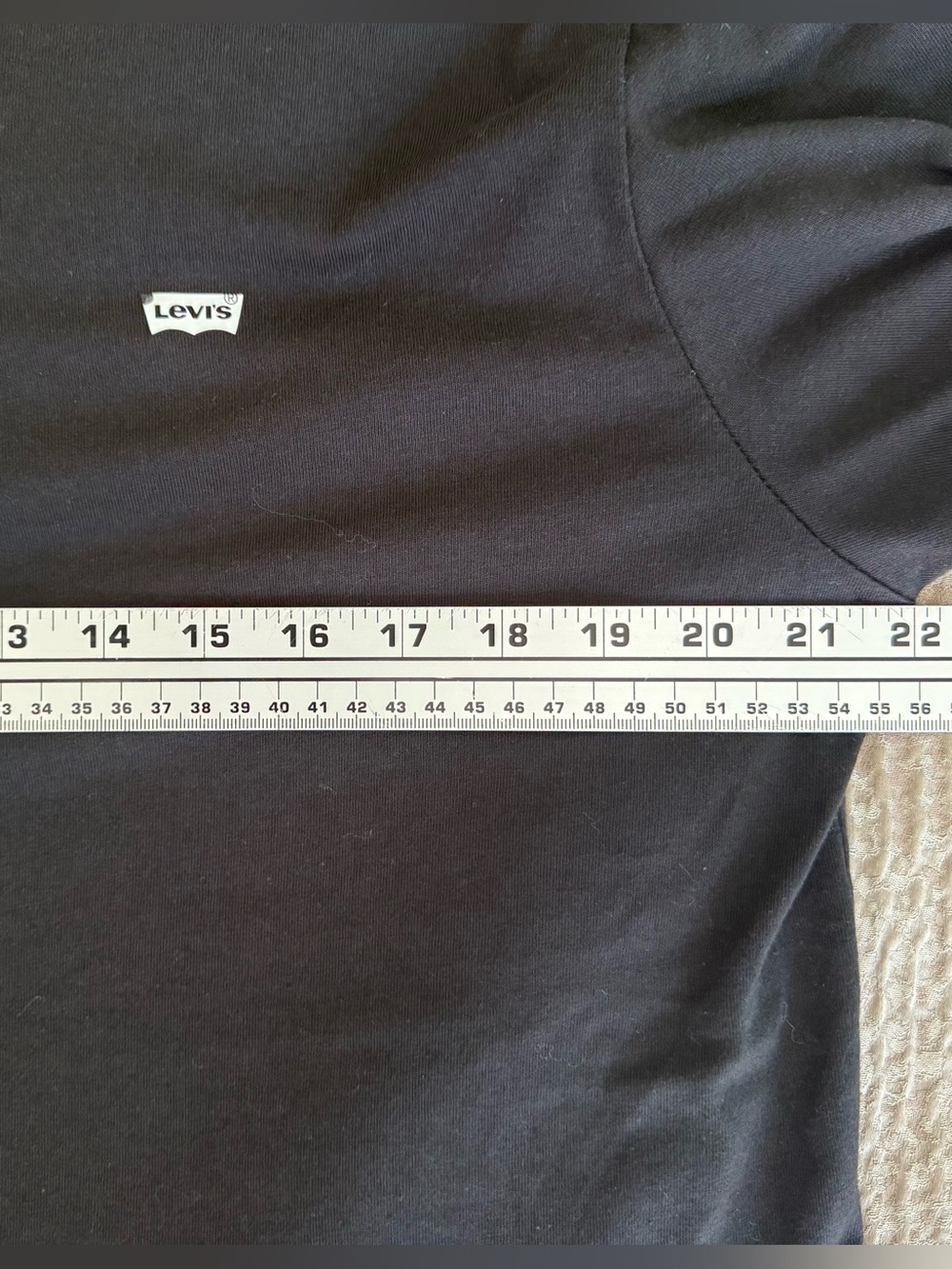 Levi’s Engineered for Movement Coolmax Black Tee Shirt Large - Picture 4 of 9